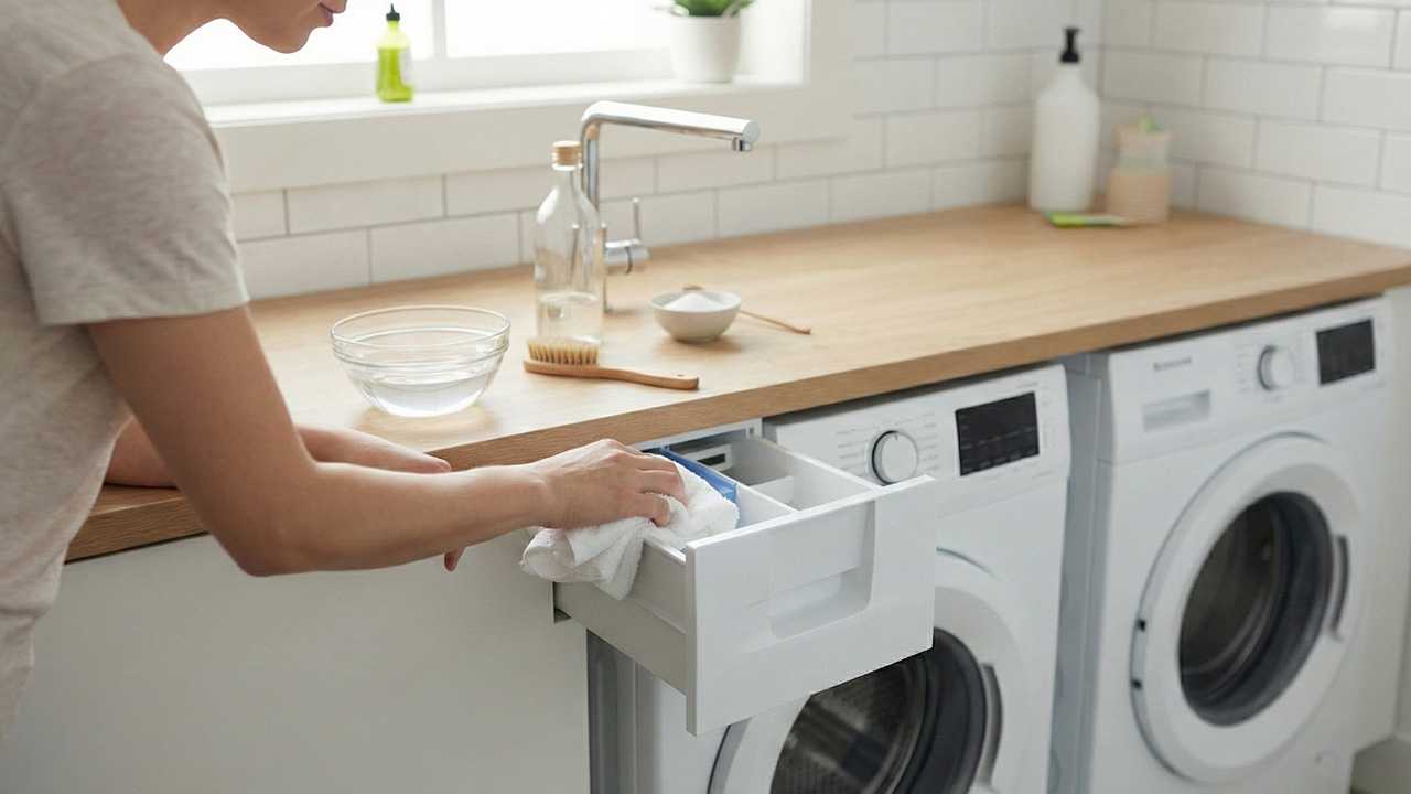 nettoyer bac a detergent machine a laver